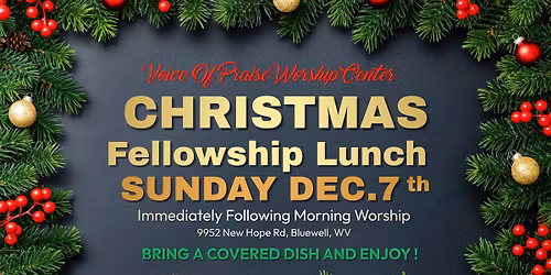 Christmas Fellowship Lunch