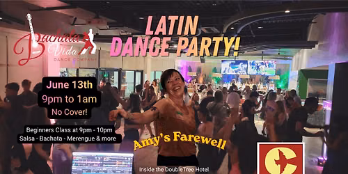 Latin Dance Party at The Cardinal for Amy's Farewell! (6\/13\/26)