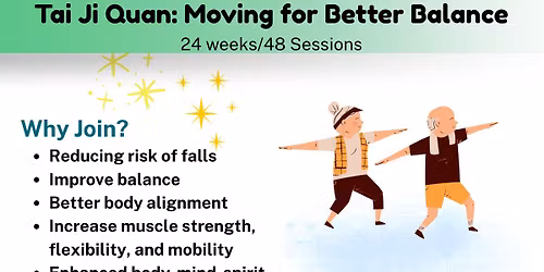 Seniors Class: Tai Ji Quan: Moving for Better Balance