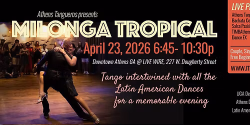 Milonga Tropical Spring 2026
