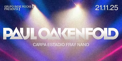 Paul Oakenfold at CDMX