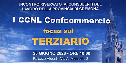 I CCNL Confcommercio - focus sul TERZIARIO