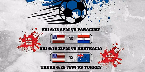 Team USA World Cup Watch Parties @ The Slip Bar Redondo Beach