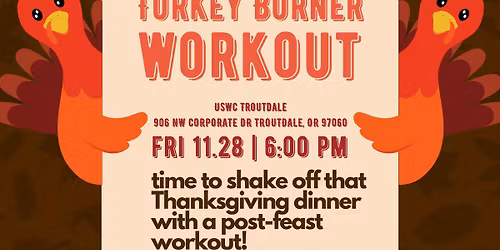 Turkey \ud83e\udd83 Burner Workout! \ud83d\udd25