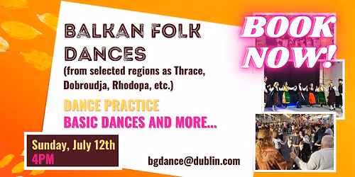Balkan folk dances practice - focus on Bulgaria