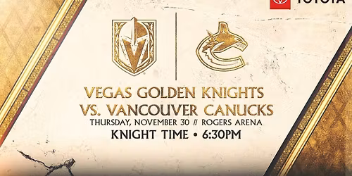 Vegas Golden Knights vs. Vancouver Canucks