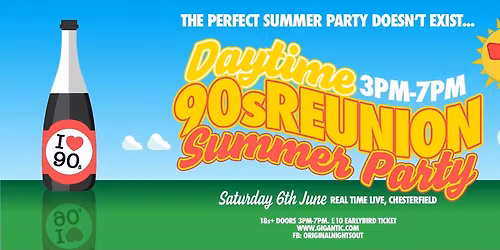 The return of the 90s Daytime Disco in Chesterfield!