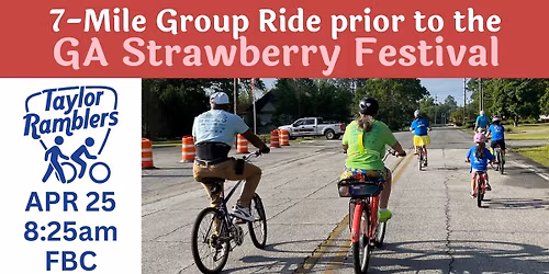 Strawberry Fest Group Bicycle Ride