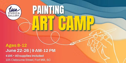 \ud83c\udfa8 Painting Camp (Ages 8\u201312)