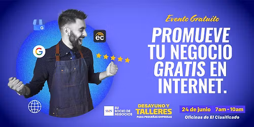 Promueve tu negocio gratis en internet: Desayuno y taller para peque\u00f1os neg