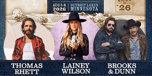 WE Fest: Thomas Rhett  Lainey Wilson & Brooks and Dunn - 3 Day Pass