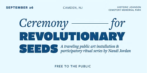 Ceremony for Revolutionary Seeds: Historic Johnson Cemetery Memorial Park