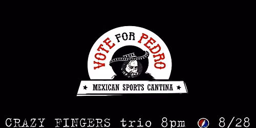 Crazy Fingers Acoustic Trio at Vote For Pedro