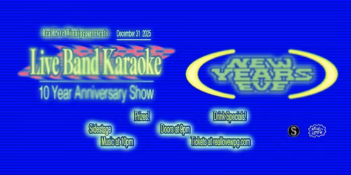 Live Band Karaoke New Years Eve 2025 at Sidestage
