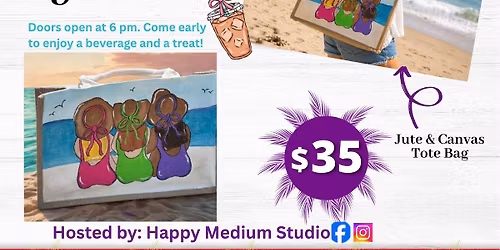 Tote Bag Paint Party