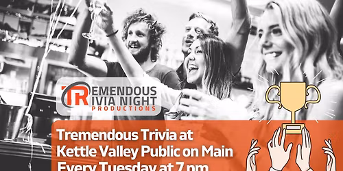 Tuesday Night Trivia at Kettle Valley Public on Main Kelowna