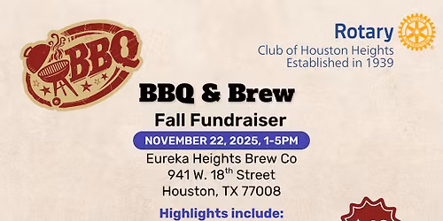 BBQ & Brew Fall Fundraiser