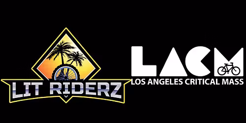 Lit Riderz ride with LA Critical Mass