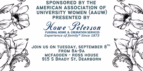 September Eye Opener sponsored by The American Association of University Women