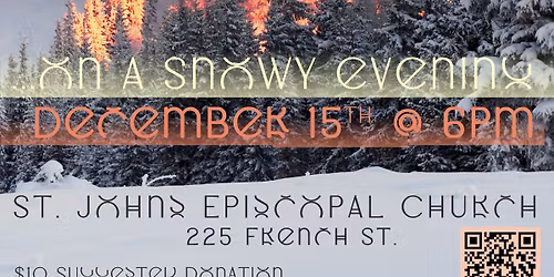 On a Snowy Evening - A Winter Concert