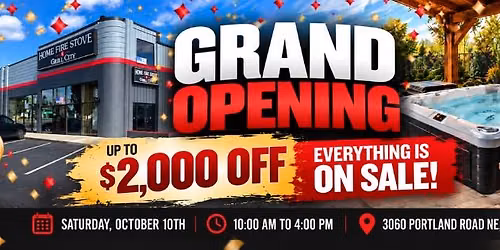 Home Fire Stove & Grill City GRAND OPENING \ud83c\udf89 | Our Biggest Sale Ever