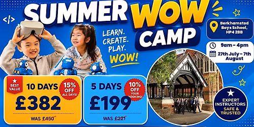 Berkhamsted Boys School Summer WOW Camp (27th - 31st July)