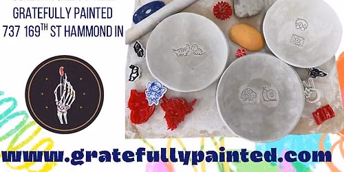 Kids Clay Personalized Dish Class