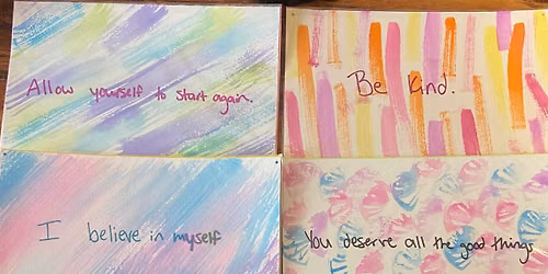 Watercolor Affirmation Painting Party with Beyoutiful Intuition