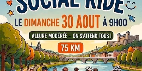 Vc Herstal organise sa social ride