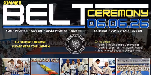Gracie Brentwood Summer Belt Ceremony