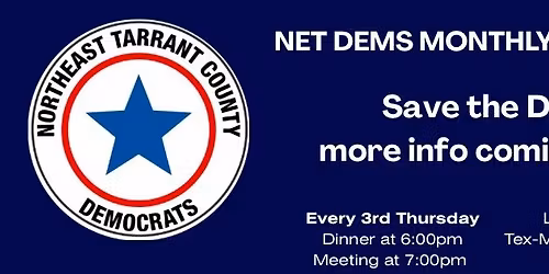 NET Dems Monthly Meeting
