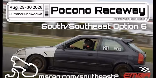 EMRA's End of Summer Showdown at Pocono Raceway