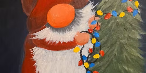 Join a Family Brush Party with Jess to paint 'Gonkmas Tree' in Sheffield