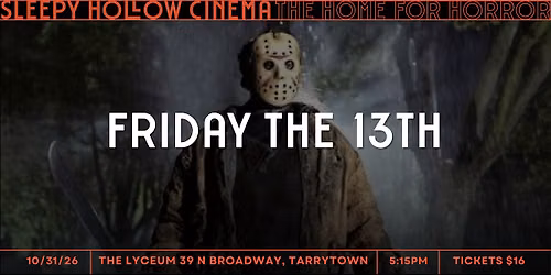 Home for Horror: Friday the 13th (1980)  \u00b7  R