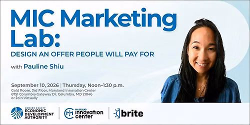 MIC Marketing Lab: Design an Offer People Will Pay For