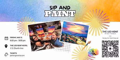 Desert Path Paint and Sip at Leo Kent