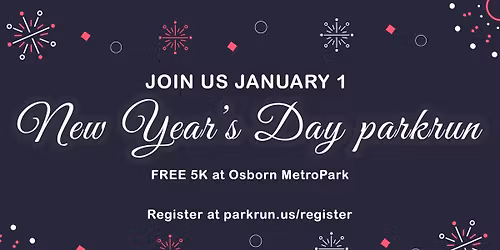 New Year's Day parkrun (Free 5K)!