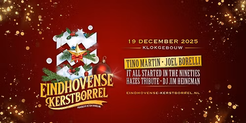 Eindhovense Kerstborrel \/ 19 december 2025 \/ Klokgebouw Eindhoven