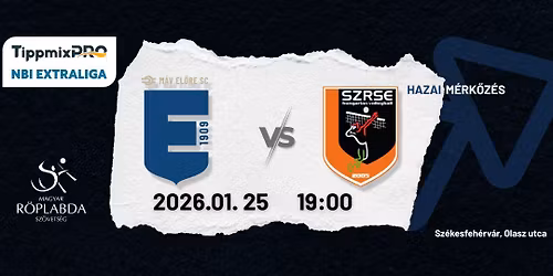 M\u00c1V El\u0151re Foxconn - Vidux Szeged RSE TippmixPro F\u00e9rfi NBI Extraliga r\u00f6plabda m\u00e9rk\u0151z\u00e9s