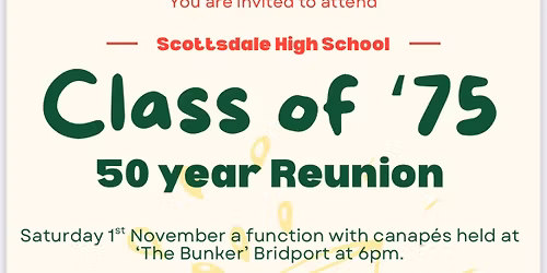 Scottsdale High School, 50 year Reunion.