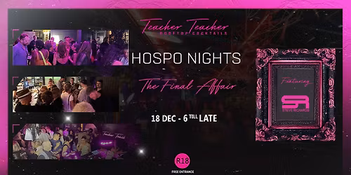 The Final Hospo Night for 2025!