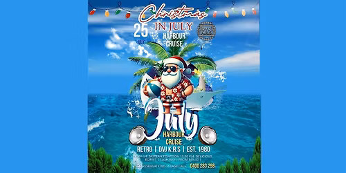 Christmas in July Harbor Cruise - Inc. DJ + Delicious Buffet from $65.00