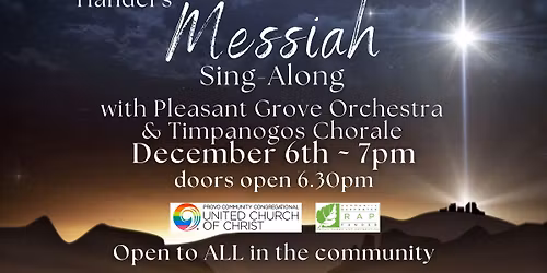 Messiah Sing-Along - with Pleasant Grove Orchestra and Timpanogos Chorale