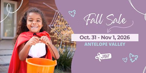 JBF Antelope Valley Fall Pop Up Consignment Event