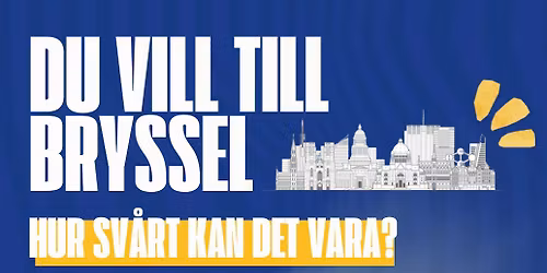 Du vill till Bryssel - hur sv\u00e5rt kan det vara?
