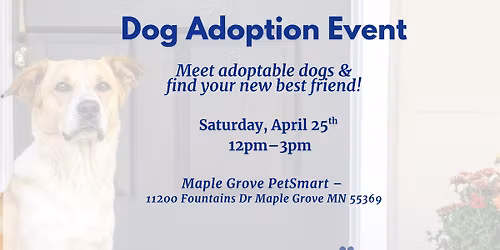 \ud83d\udc3e MARS Adoption Event at Maple Grove PetSmart!