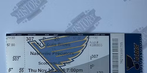 Nashville Predators at St. Louis Blues at Enterprise Center