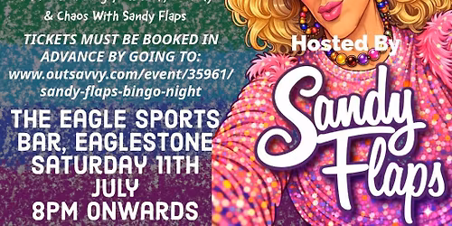 Sandy Flaps Drag Bingo