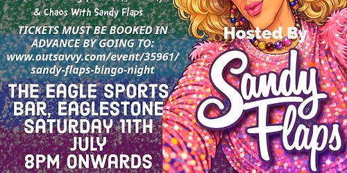 Sandy Flaps Drag Bingo