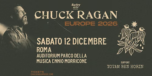 Chuck Ragan | Europe 2026 | Live in Roma